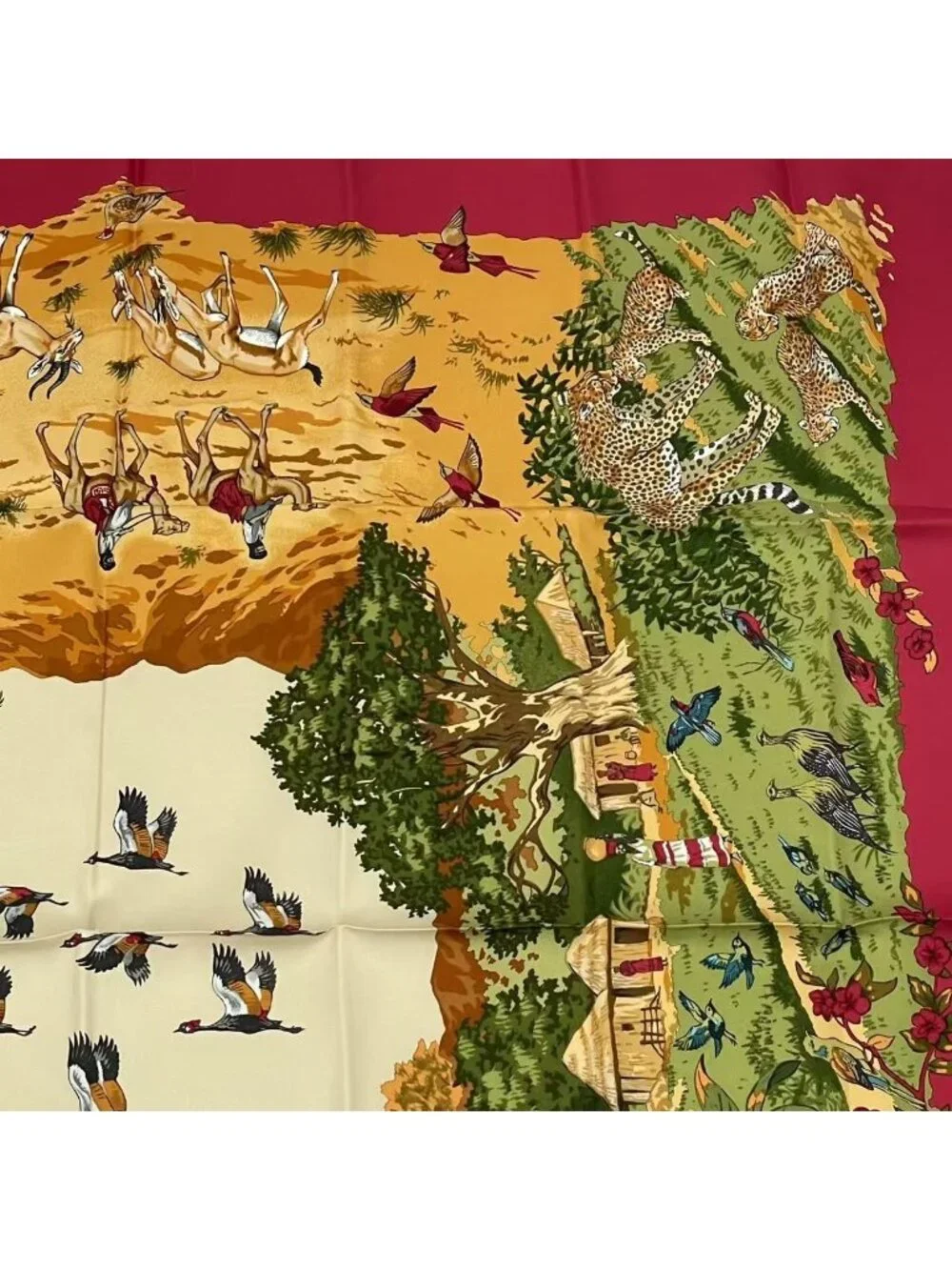 Hermes Scarf Silk Carre 90 Africa - Picture 3 of 8